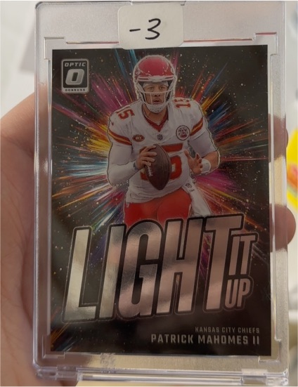 2024 Panini Donruss Optic #11 Patrick Mahomes II Light It Up — front