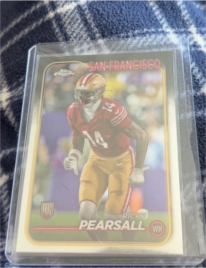 2024 Topps Chrome #243 Ricky Pearsall Rookie Card — front