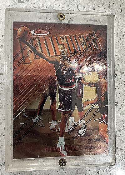 1997-98 Topps Finest #39 Michael Jordan Finishers — front