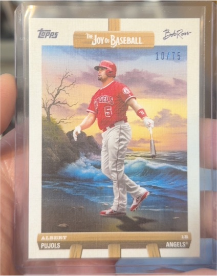 2025 Topps x Bob Ross The Joy of Baseball #65 Albert Pujols — front