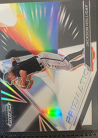 2022 Panini Prizm Draft Picks #PZ-JH Jackson Holliday — front