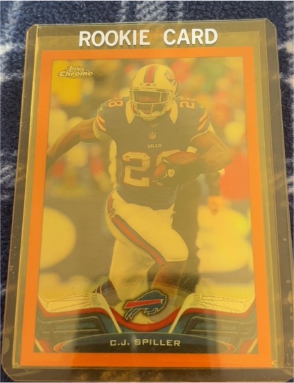 2013 Topps Chrome #304 C.J. Spiller — front