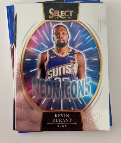 2024-25 Panini Select #11 Kevin Durant Neon Icons — front