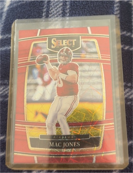 2022 Panini Select Draft Picks #42 Mac Jones — front