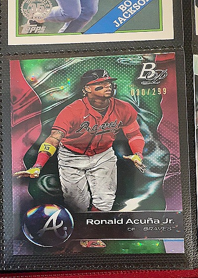 2023 Bowman Platinum #47 Ronald Acuña Jr. — front