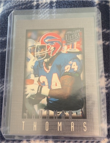 1996 Fleer Ultra Sensations #12 Thurman Thomas — front