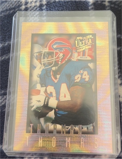 1996 Fleer Ultra Sensations #12 Thurman Thomas — front
