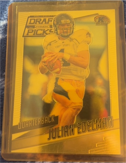 2015 Panini Prizm Collegiate Draft Picks #54 Julian Edelman — front
