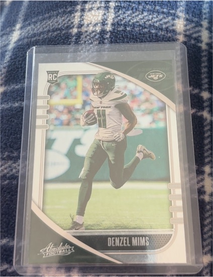 2020 Panini Absolute #129 Denzel Mims — front