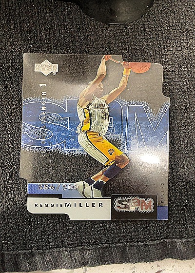 2000-01 Upper Deck Slam #22 Reggie Miller — front