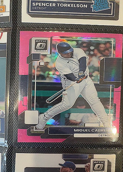 2022 Donruss Optic #185 Miguel Cabrera — front