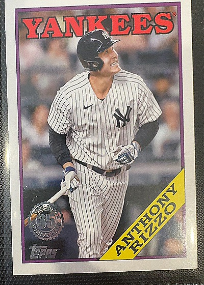 2023 Topps #T88-100 Anthony Rizzo 1988 Topps Baseball 35th Anniversary — front