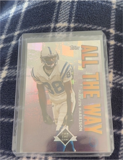 2001 Topps Own the Game All The Way #AW1 Marvin Harrison — front
