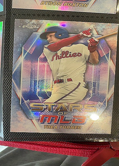 2023 Topps Chrome Stars of MLB #SMLB-47 Trea Turner — front