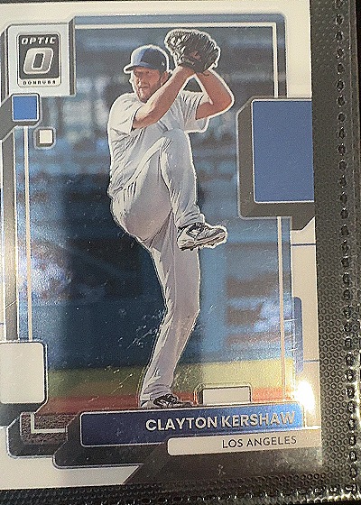 2022 Donruss Optic #102 Clayton Kershaw Los Angeles Dodgers — front