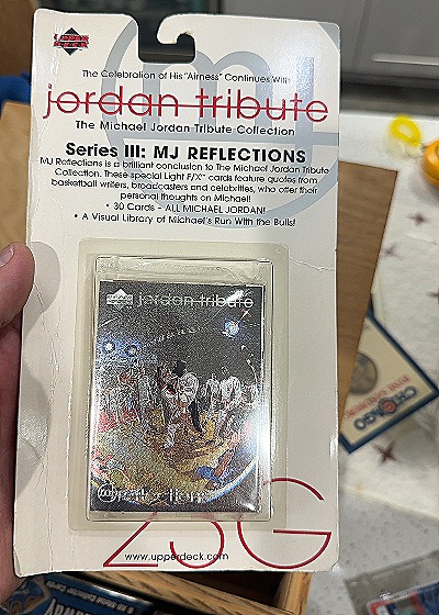 1998 Upper Deck Jordan Tribute Series III: MJ Reflections Michael Jordan — front