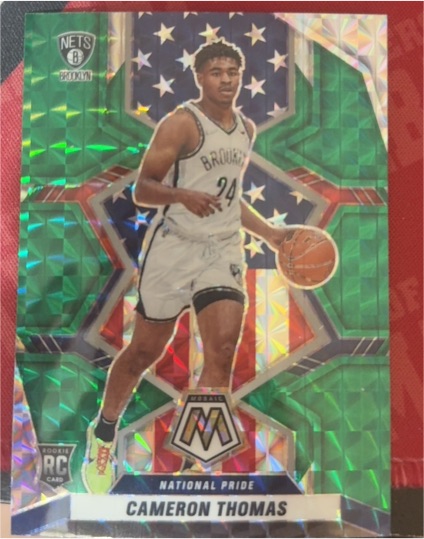 2021-22 Panini Mosaic #255 Cameron Thomas — front