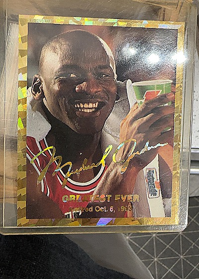 1993-94 Arena Sports #83 Michael Jordan Greatest Ever — front