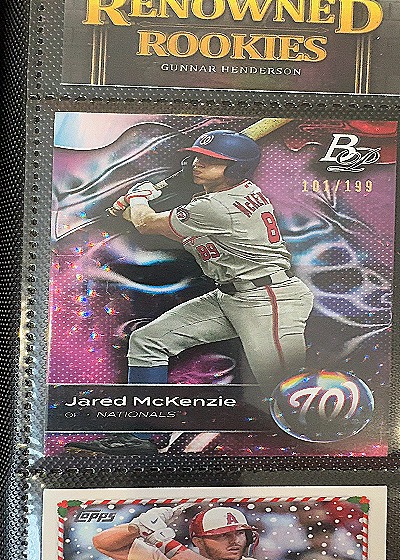 2023 Bowman Platinum #TOP-4 Jared McKenzie — front