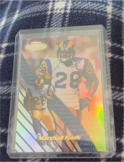 2000 Topps Gold Label Class 2 #79 Marshall Faulk — front