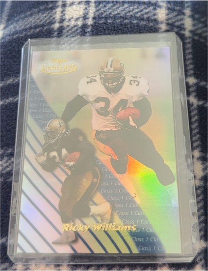 2000 Topps Gold Label #50 Ricky Williams — front