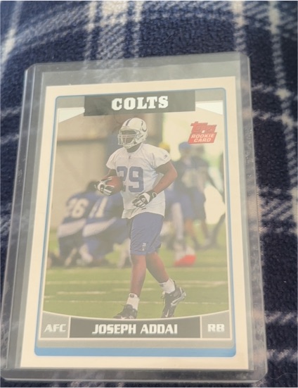 2006 Topps #364 Joseph Addai — front