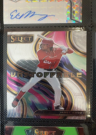 2023 Panini Select #SU7 James Wood Unstoppable — front
