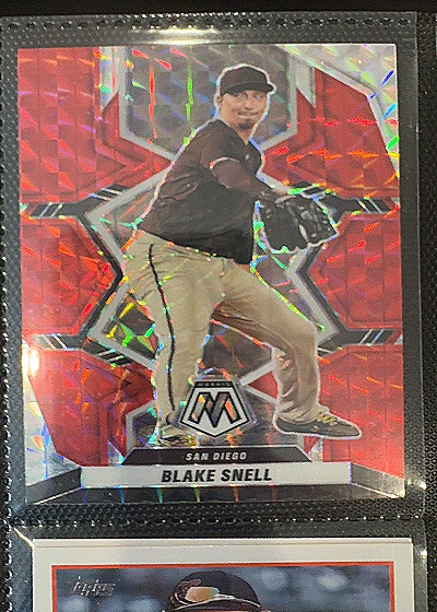2022 Panini Mosaic #X Blake Snell — front