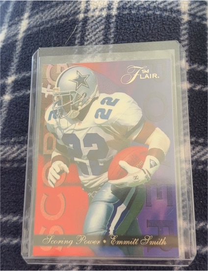 1994 Fleer Flair Scoring Power #5 Emmitt Smith — front
