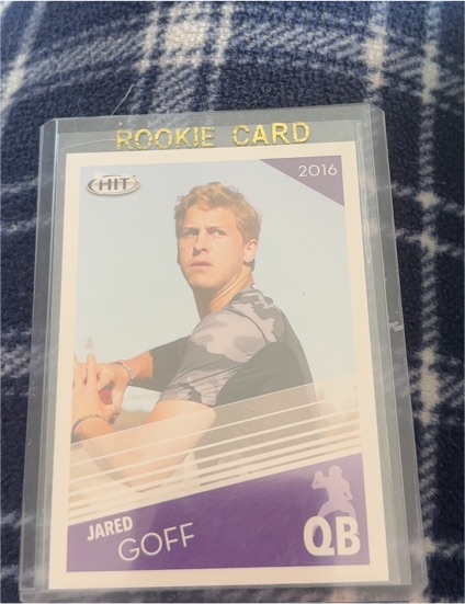 2016 Sage Hit #110 Jared Goff Rookie Card — front