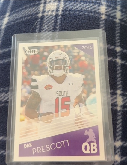 2016 SAGE Hit #120 Dak Prescott — front