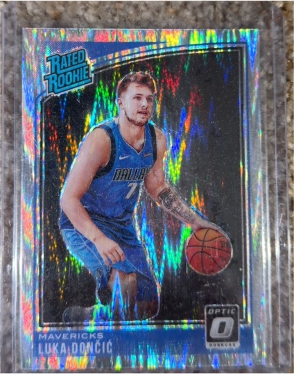2018-19 Panini Donruss Optic #177 Luka Dončić — front