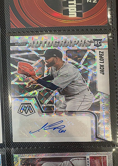2022 Panini Mosaic Rookie Autographs #RAM-JL Jack Lopez — front