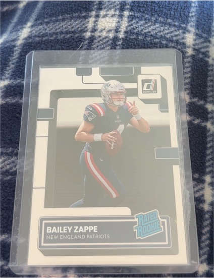 2022 Panini Donruss Rated Rookie #329 Bailey Zappe — front