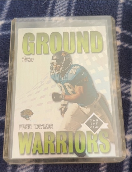 2001 Topps Own the Game Ground Warriors #GW7 Fred Taylor — front