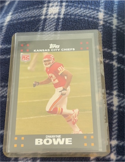 2007 Topps #323 Dwayne Bowe Rookie Kansas City Chiefs — front