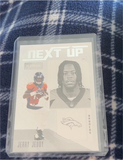 2020 Panini Playbook Next Up #NU-6 Jerry Jeudy — front