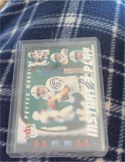 2000 Fleer Ultra Instant 3 Play #1IP Peyton Manning — front