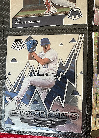2022 Panini Mosaic Capital Gains #CG-21 Walker Buehler — front