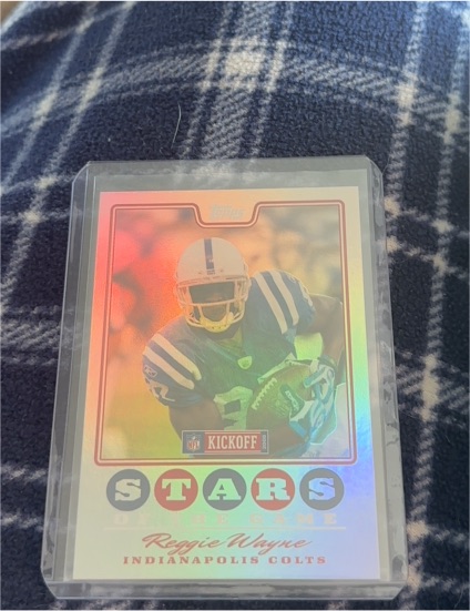 2008 Topps Kickoff Stars of the Game #SG-RW Reggie Wayne — front