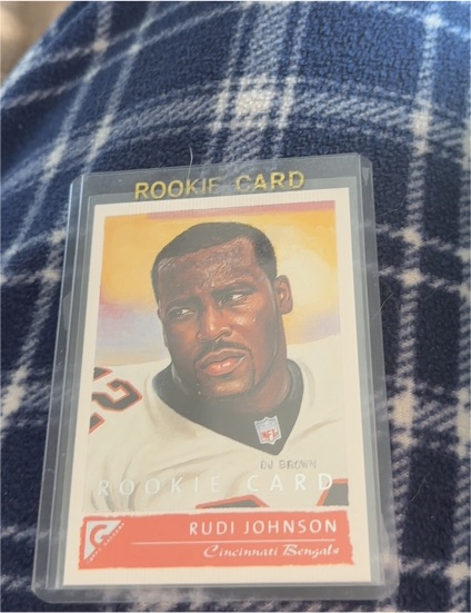 2001 Topps Gallery #129 Rudi Johnson — front