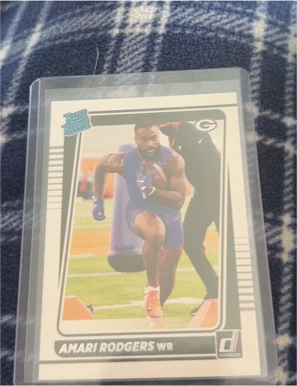 2021 Donruss Football #303 Amari Rodgers Rated Rookie — front
