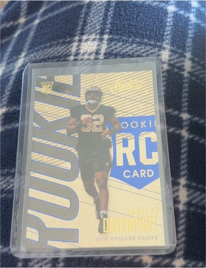2018 Panini Absolute #134 Marcus Davenport — front
