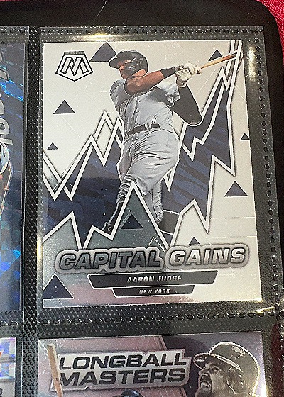 2022 Panini Mosaic Capital Gains #CG-1 Aaron Judge — front