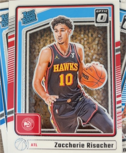 2024-25 Donruss Optic #268 Zaccharie Risacher — front