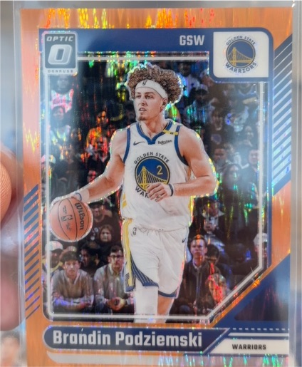 2024-25 Donruss Optic #36 Brandin Podziemski — front