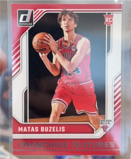 2024-25 Donruss #4 Matas Buzelis Franchise Features — front
