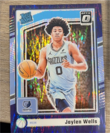 2024-25 Donruss Optic #252 Jaylen Wells — front