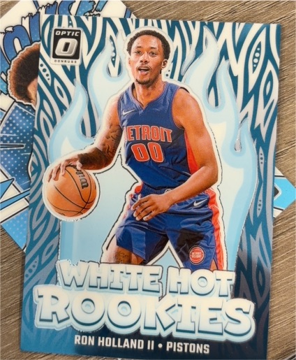 2024-25 Donruss Optic #1 Ron Holland II White Hot Rookies — front