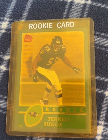 2003 Topps #426 Terrell Suggs Rookie Card — front